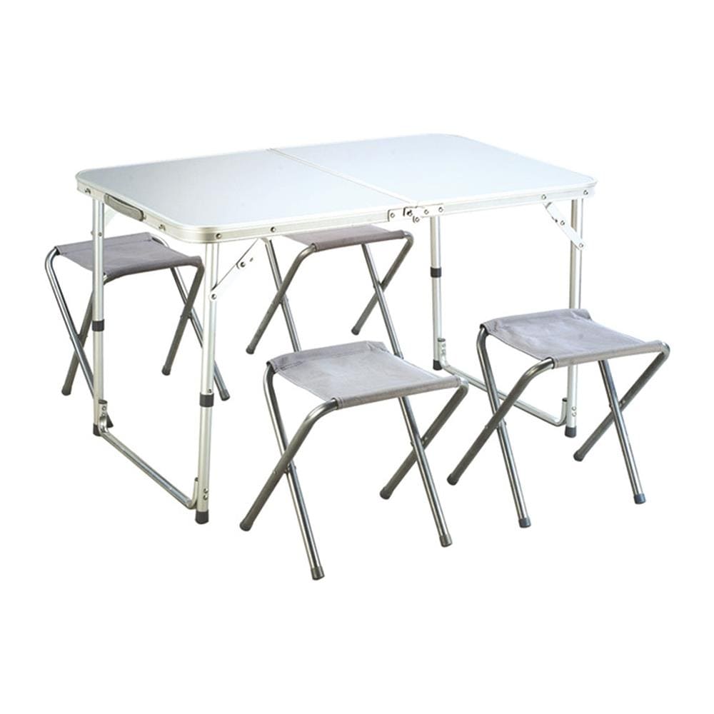 Set Campeggio Tavolo + 4 Sgabelli - Foto 2
