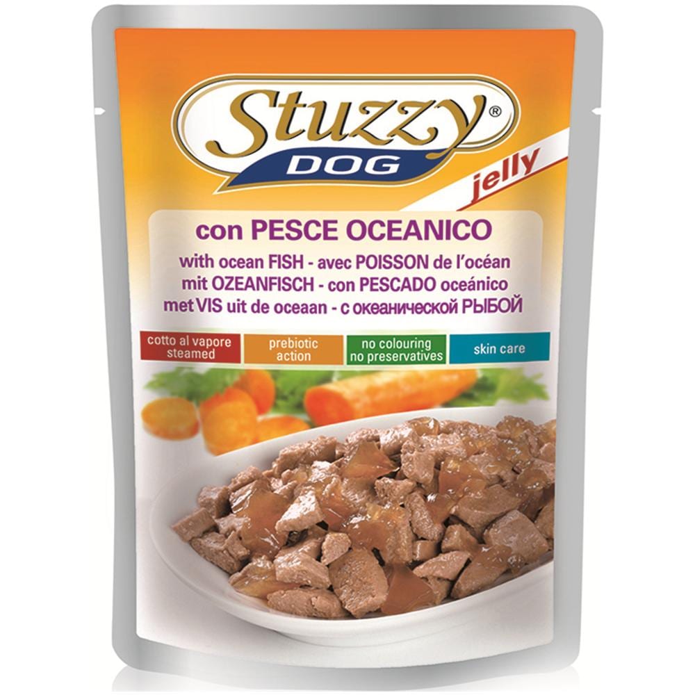 Alimento Cane Dog Jelly Pesce Oceanico 100g - Foto 1