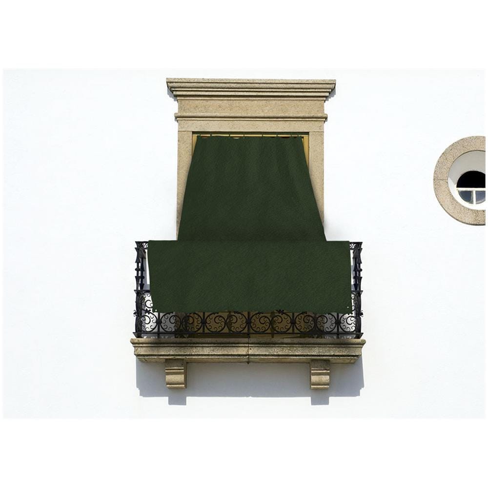 Tenda Da Sole A Caduta Per Esterno Balcone Casa Telo Ombra Modello Tinta Unita 145x250 Verde - Foto 2