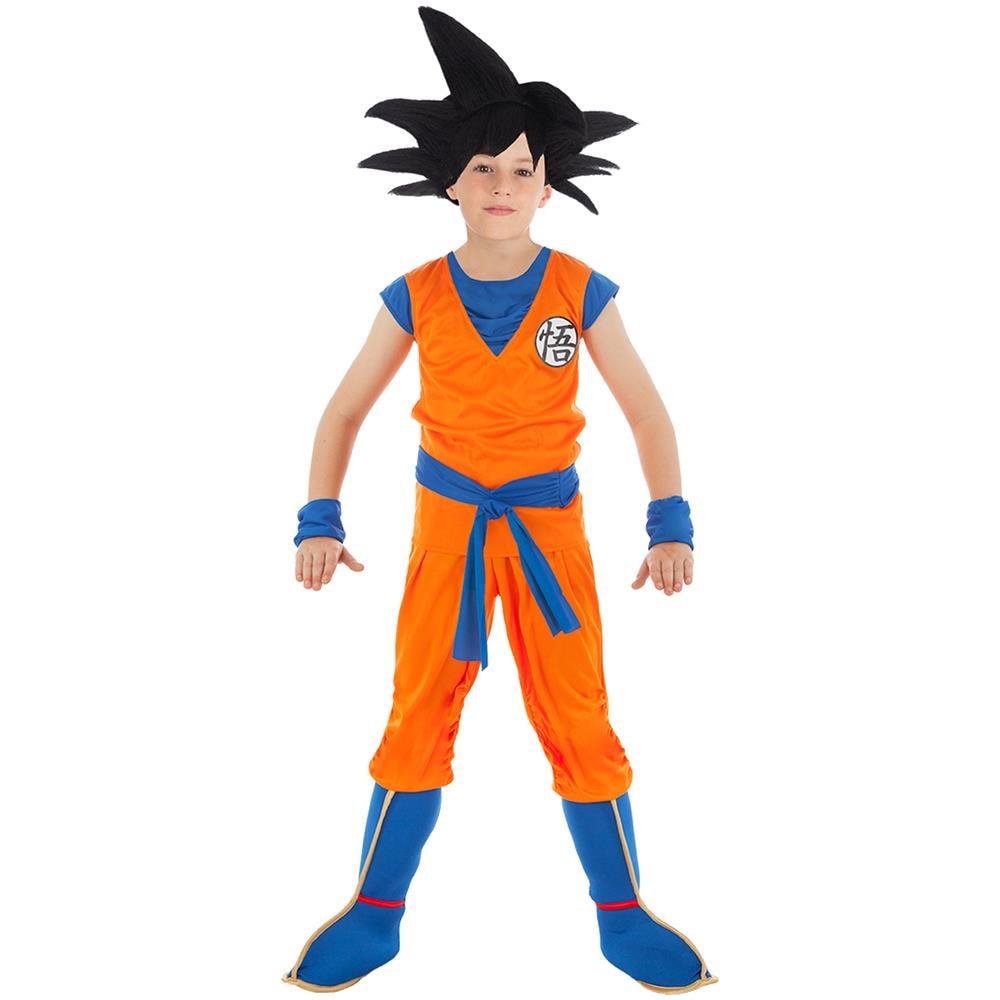 Chaks - Travestimento Goku Saiyan Dragon Ball Z Per Bambino - Taglia: 11/12 Anni (152 Cm) - Foto 1