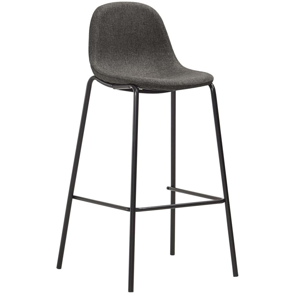 Set Da Bar 5 Pz In Tessuto Grigio Scuro - Foto 8