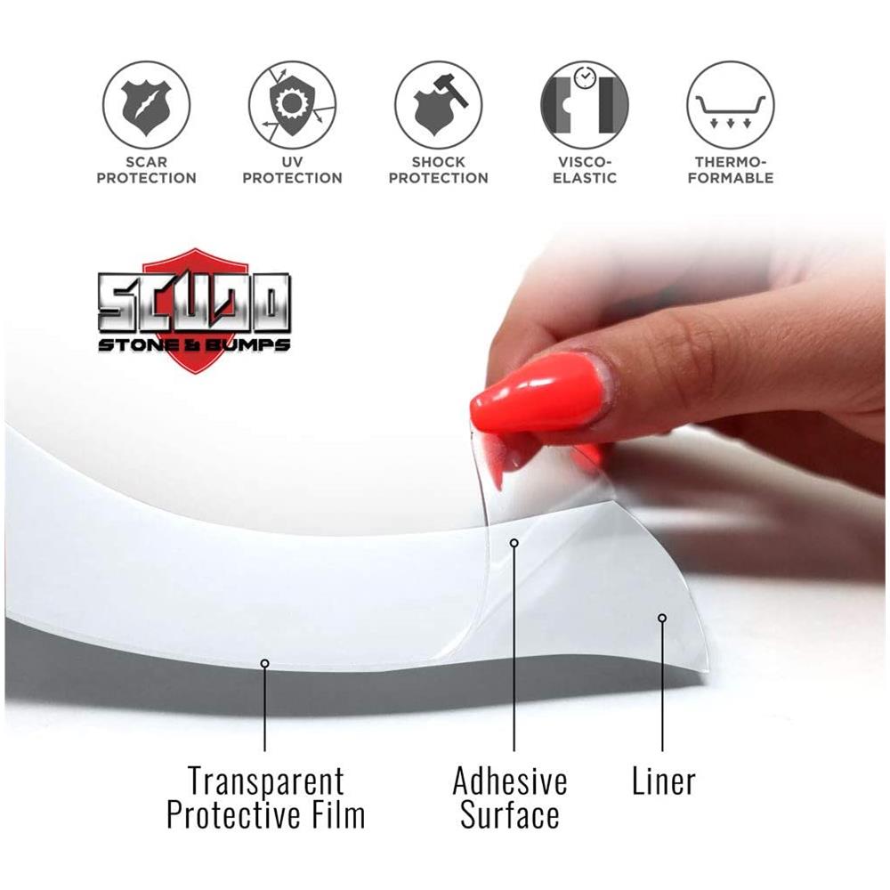 Nastro Adesivo Trasparente Scudo Per Protezione Telaio Bicicletta Spessore 0,3 Mm, 5 X 150 Cm - Foto 6