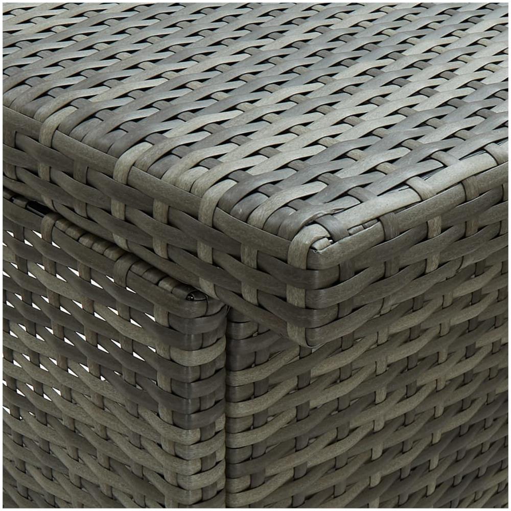 Set Da Bar 3 Pz In Polyrattan Grigio - Foto 2