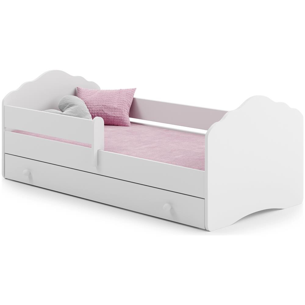 Letto Per Bambini Fala 140x70 Cassetto E Una Ringhiera+ Materasso E Giroletto - Foto 1