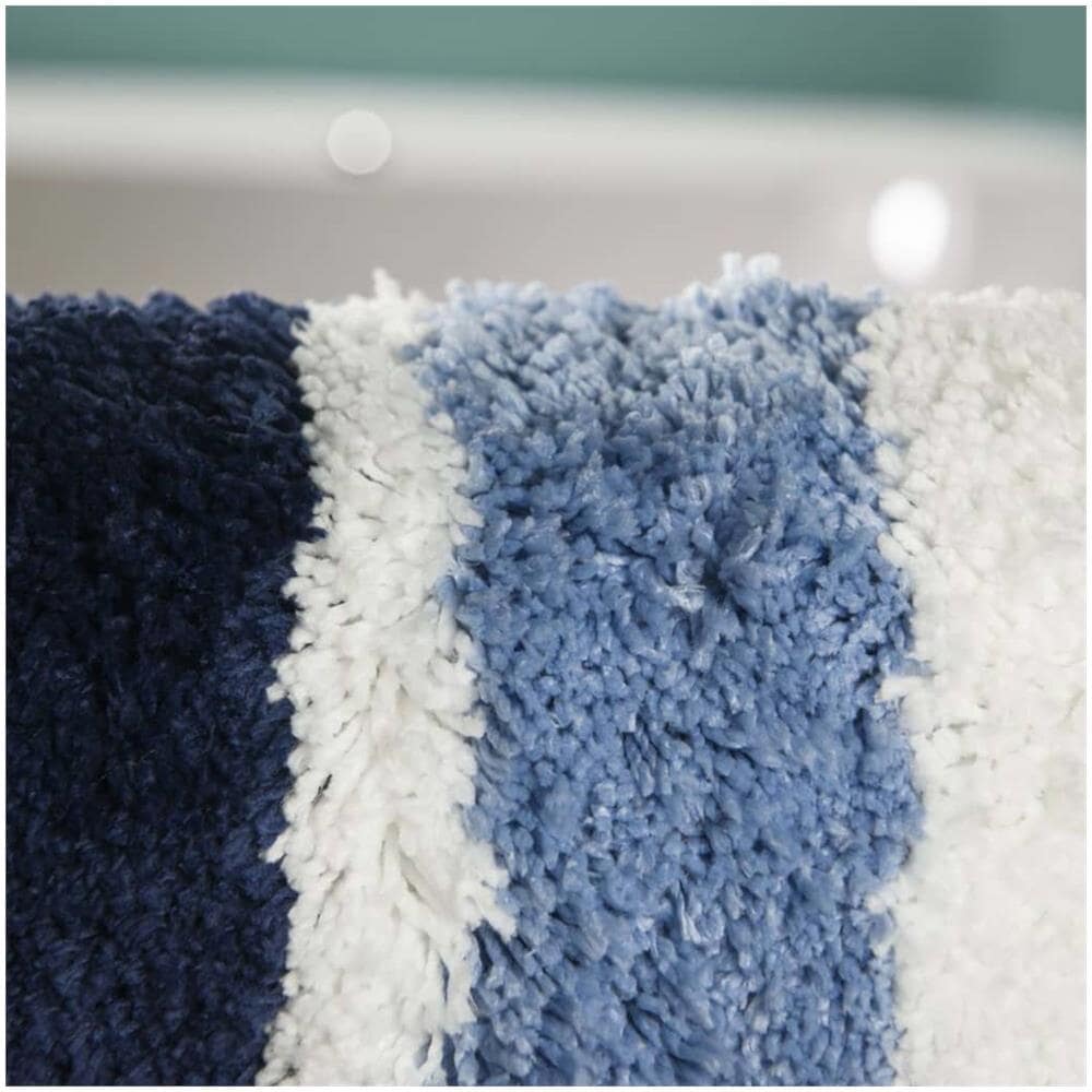 Tappetino da Bagno Soffice 60x90 cm Blu - Foto 2