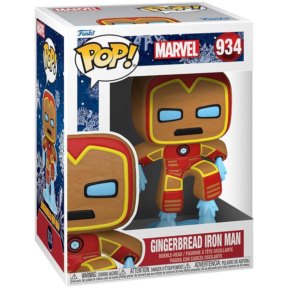 Marvel: Pop! - Holiday - Gingerbread Iron Man (Vinyl Figure 934) - Foto 1