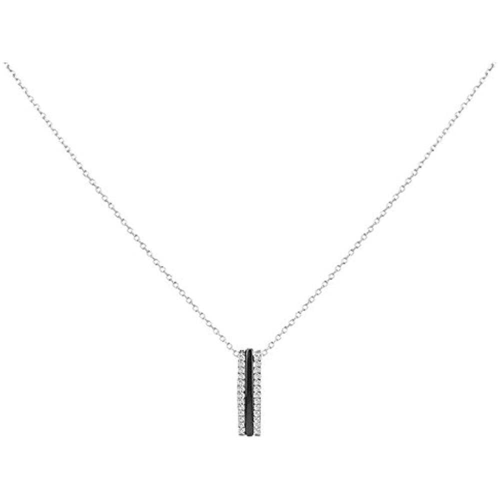 Donna 925 Argento Bianco Ossido Di Zirconio Fashionnecklacebraceletanklet 1-72/0046-n - Foto 1