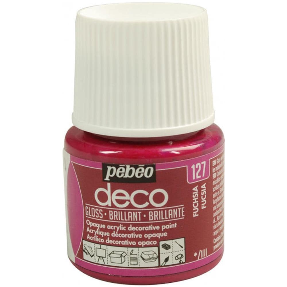 Pittura Acrilica Opaca Brillante - Fucsia - 45 Ml - Foto 1
