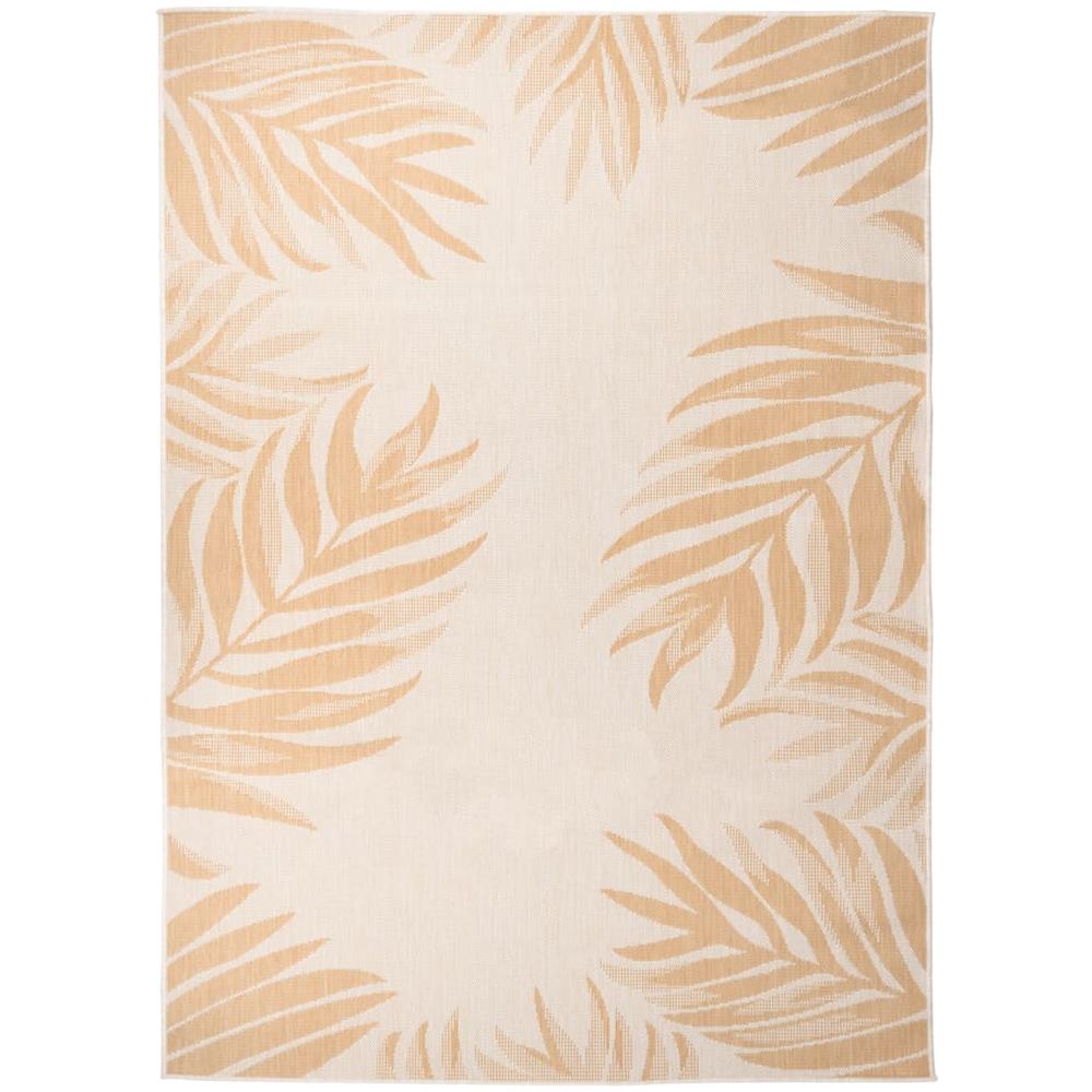 Tappeto Da Esterni A Tessitura Piatta 200x280cm Motivo A Foglie - Foto 1