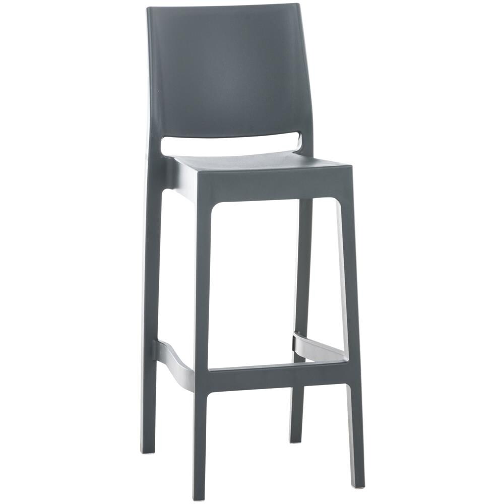 Sgabello Milet Tessuto grigio scuro|weiß | Leroy Merlin