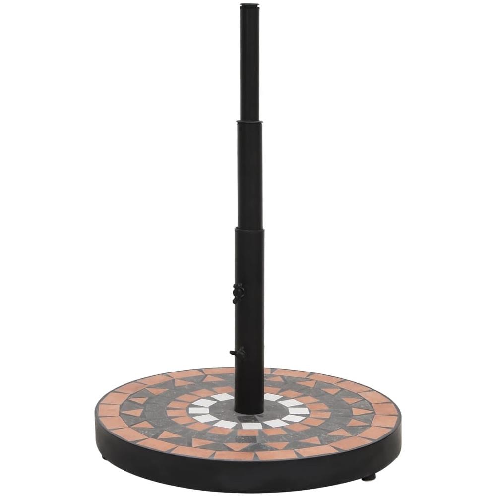 Base per Ombrellone Terracotta e Bianco Rotonda 12 kg - Foto 2