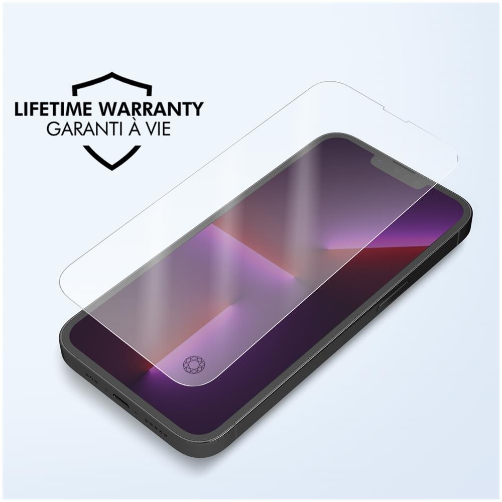 Film Per Iphone 13, 13 Pro, 14 Garanzia A Vita Force Glass Trasparente - Foto 5