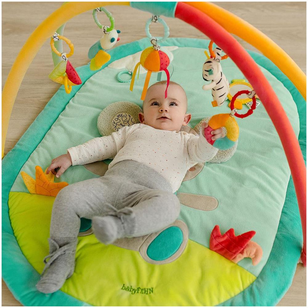 049213 palestra per bambino e tappeto di gioco Felpato, Poliestere, Velluto Multicolore Tappetino da gioco per bambino - Foto 2