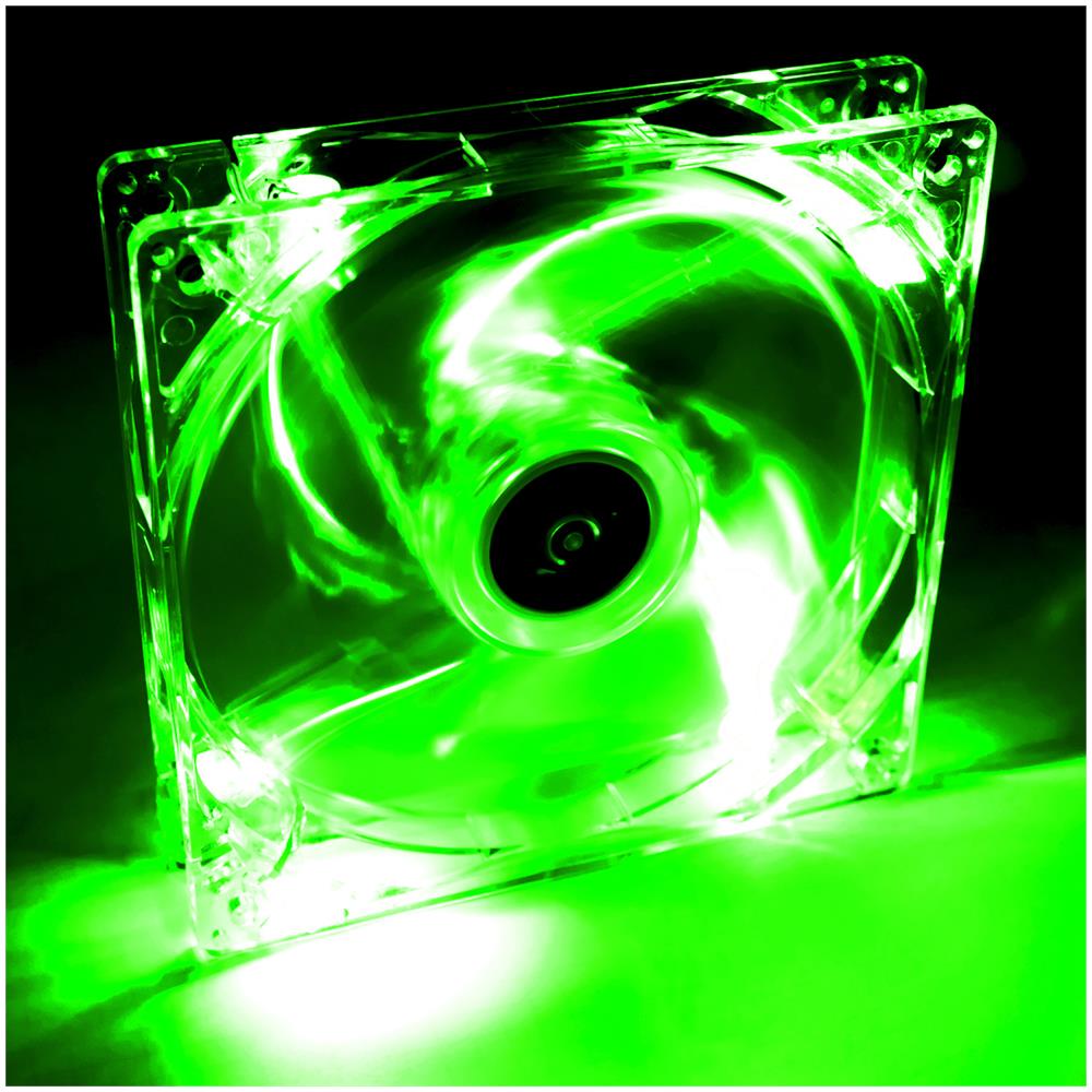 AW-12A-BG sistema di raffreddamento per computer Case per computer Ventilatore 12 cm Trasparente 1 pz - Foto 1