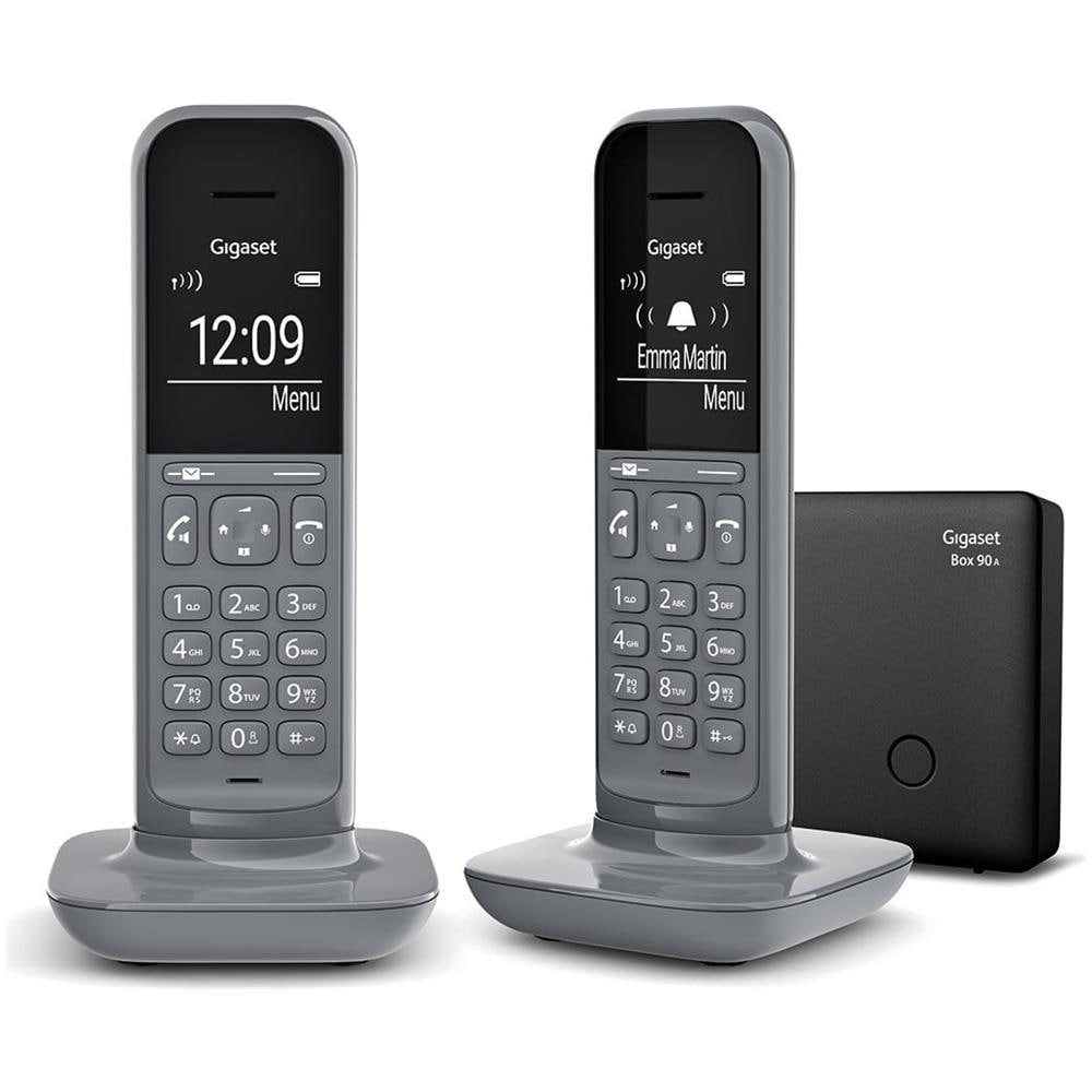 CL390A Duo Telefono analogico /DECT Identificatore di chiamata Grigio - Foto 1