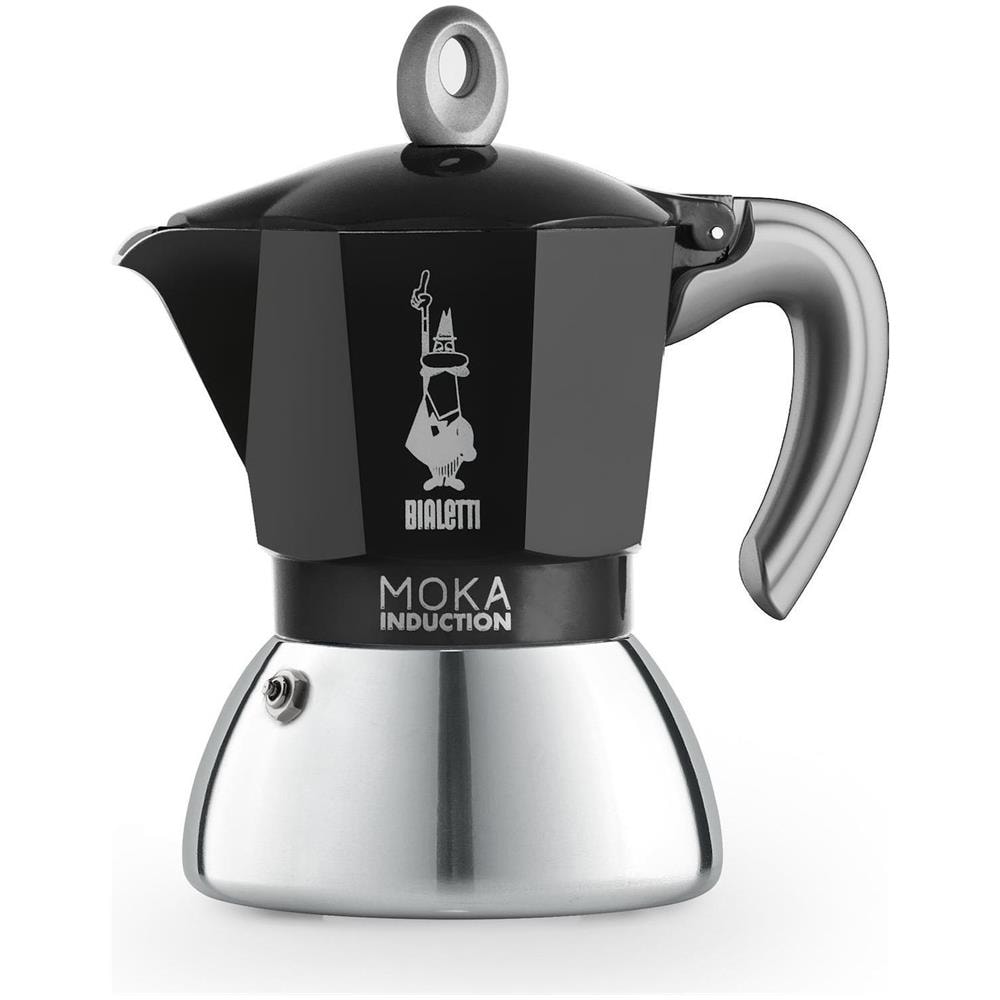 Caffettiera Moka Induction 0006934/NP con Capacità 4 Tazze Colore Nero - Foto 1