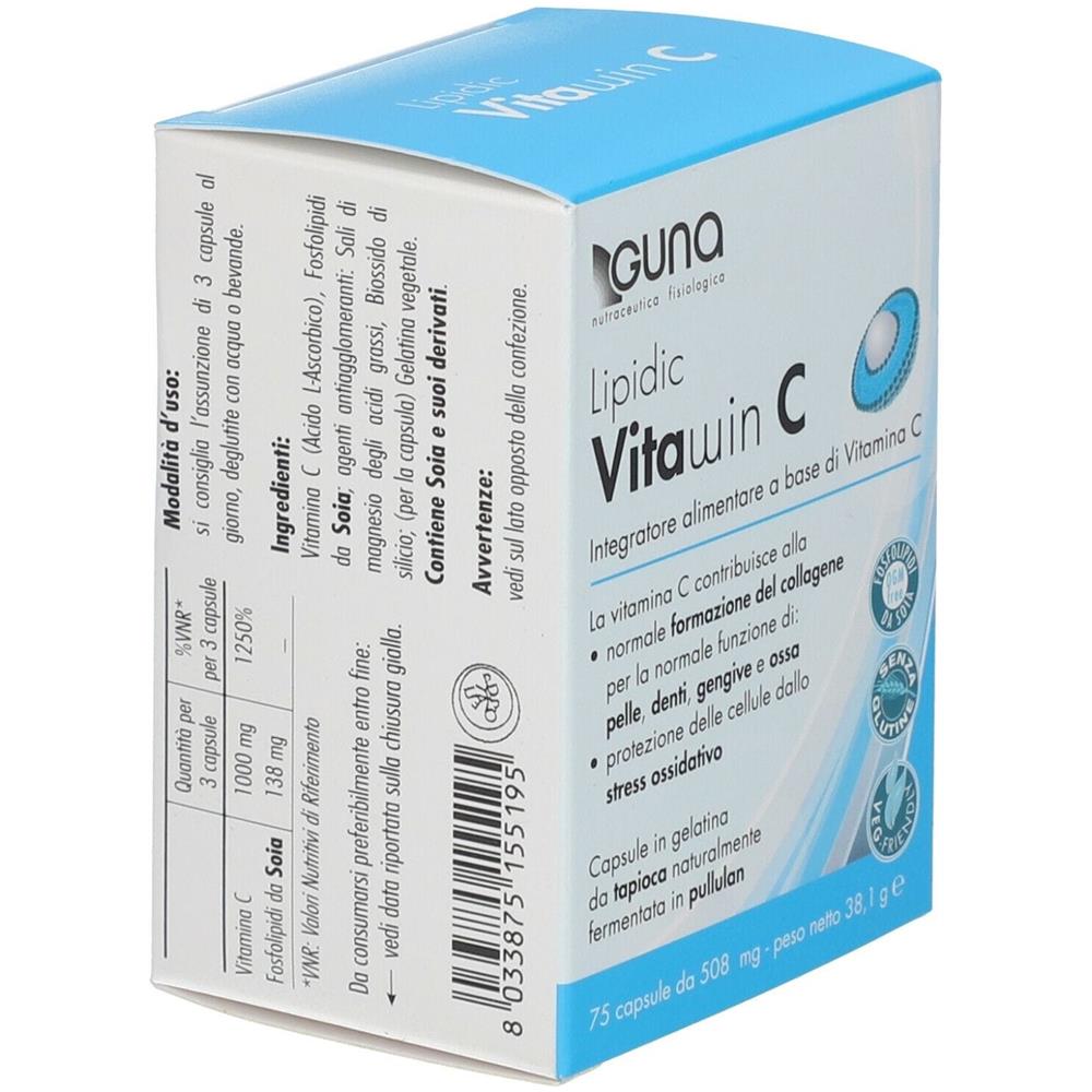 Lipidic Vitawin C - Vitamina C 75 Capsule - Foto 2