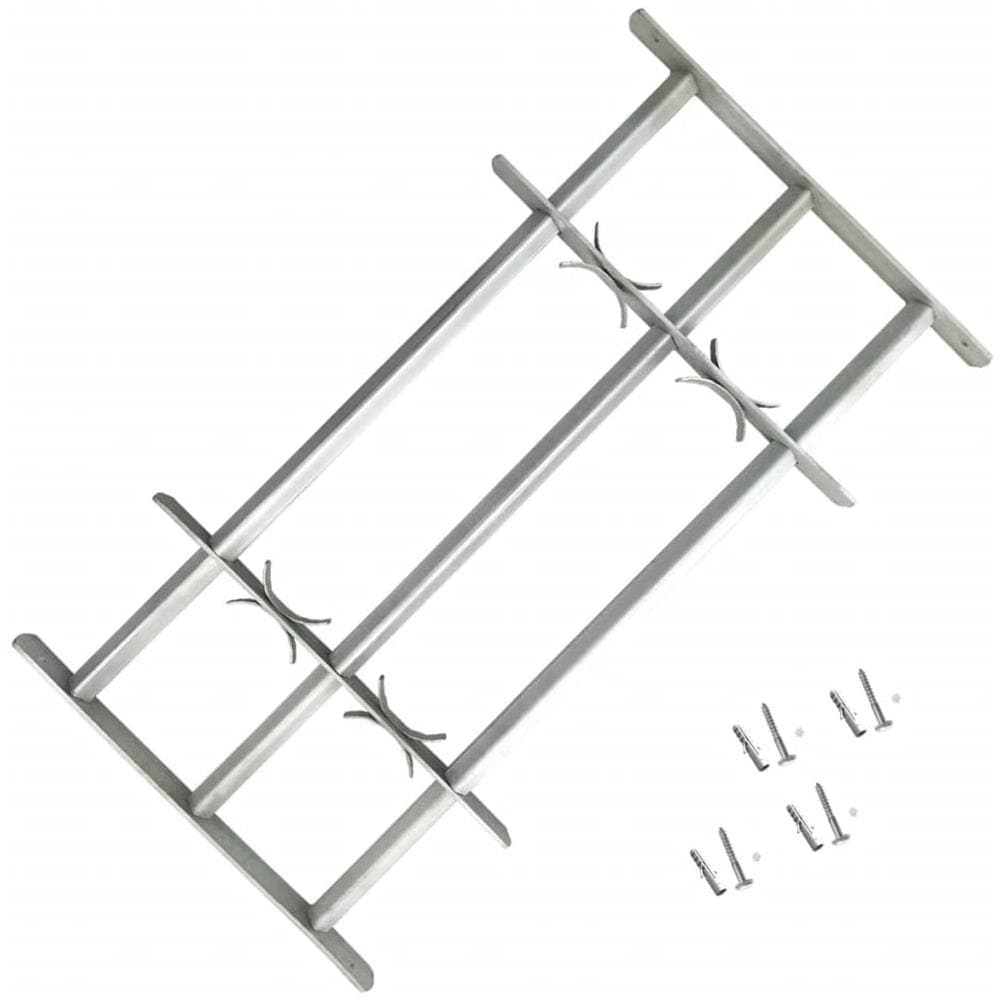 Griglia Regolabile Protezione Finestre 3 Barre Trasversali 500-650 Mm - Foto 1