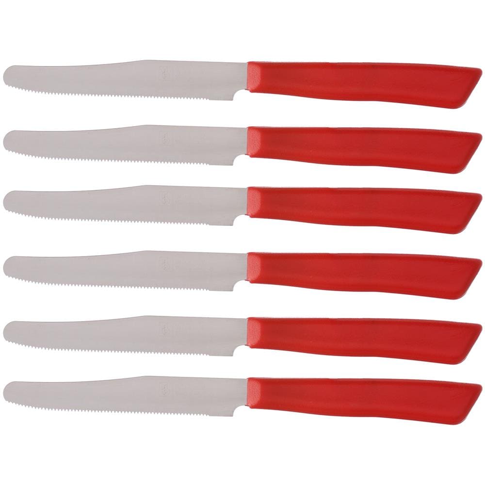 Set Coltelli, 6 Pezzi Rosso - Foto 1