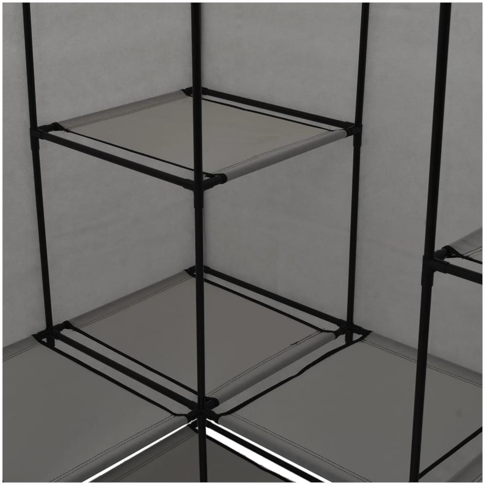 Armadio Angolare Grigio 130x87x169 Cm - Foto 2