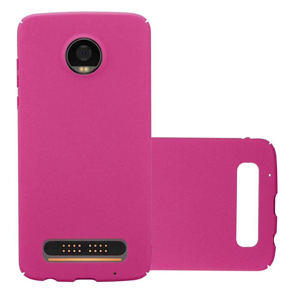 Custodia Compatibile Con Motorola Moto Z2 Play In Frosty Rosa - Hard Case Coperchio Protettivo In Frosted Look Contro I Graffi E Gli Urti - Foto 1