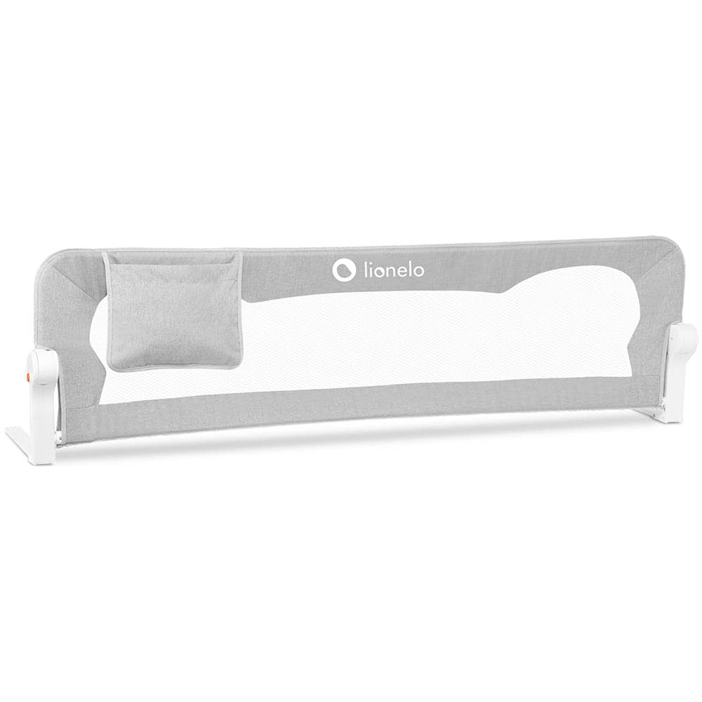 Eva Sponda Letto Universale Barriera Protettiva Per Letto Installazione Facile E Veloce 180 Gradi Di Reclinazione Sponda Pieghevole Con Blocco Standsafe Sicura Con Tasca (grigio)  - Foto 2