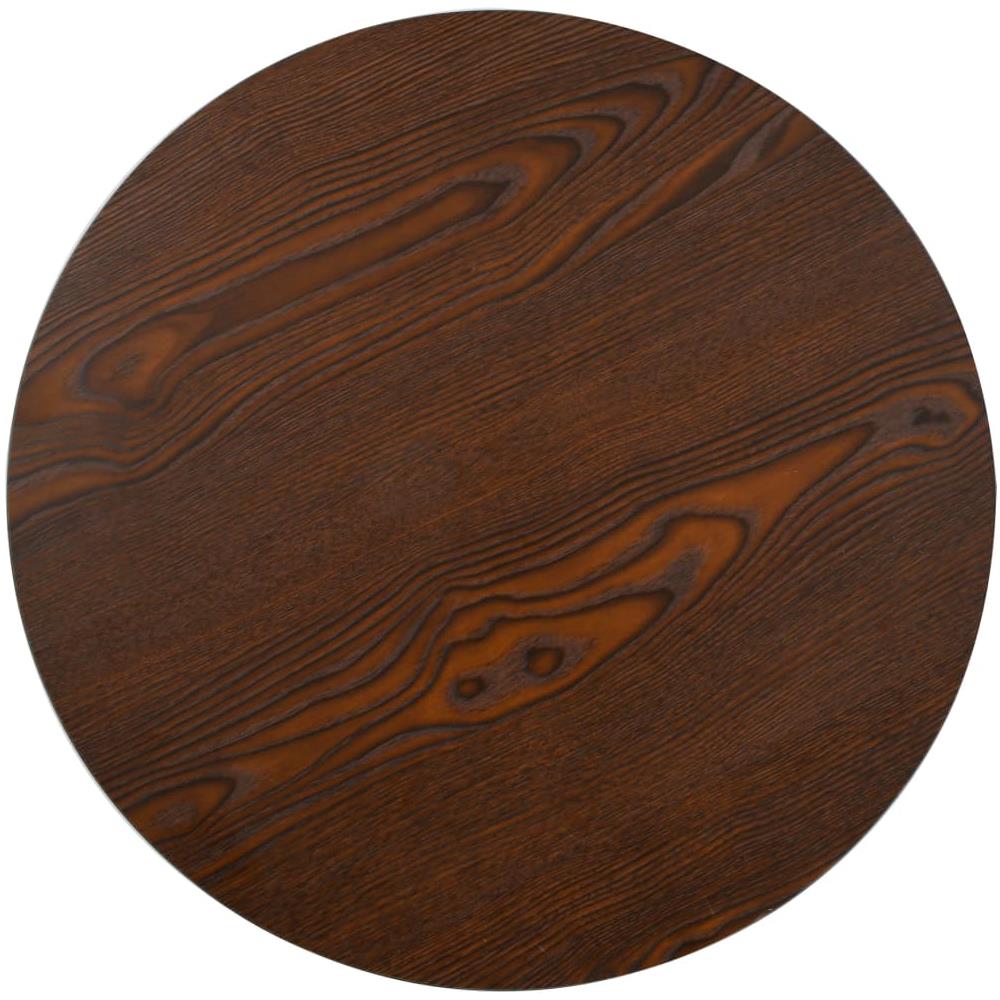 Tavolo Da Bistrot Marrone Scuro 50 Cm In Mdf - Foto 2
