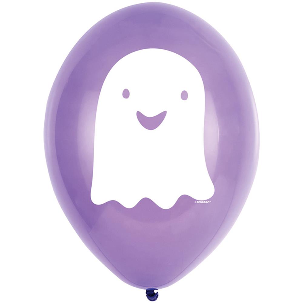 Amscan - 6 Palloncini Halloween Friends In Lattice 23 Cm - Foto 1