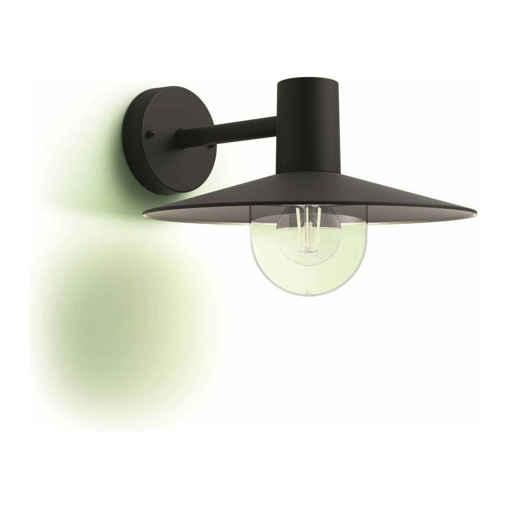 myGarden Lampada da Parete Skua 1x42W Nero 1738230PN - Foto 1