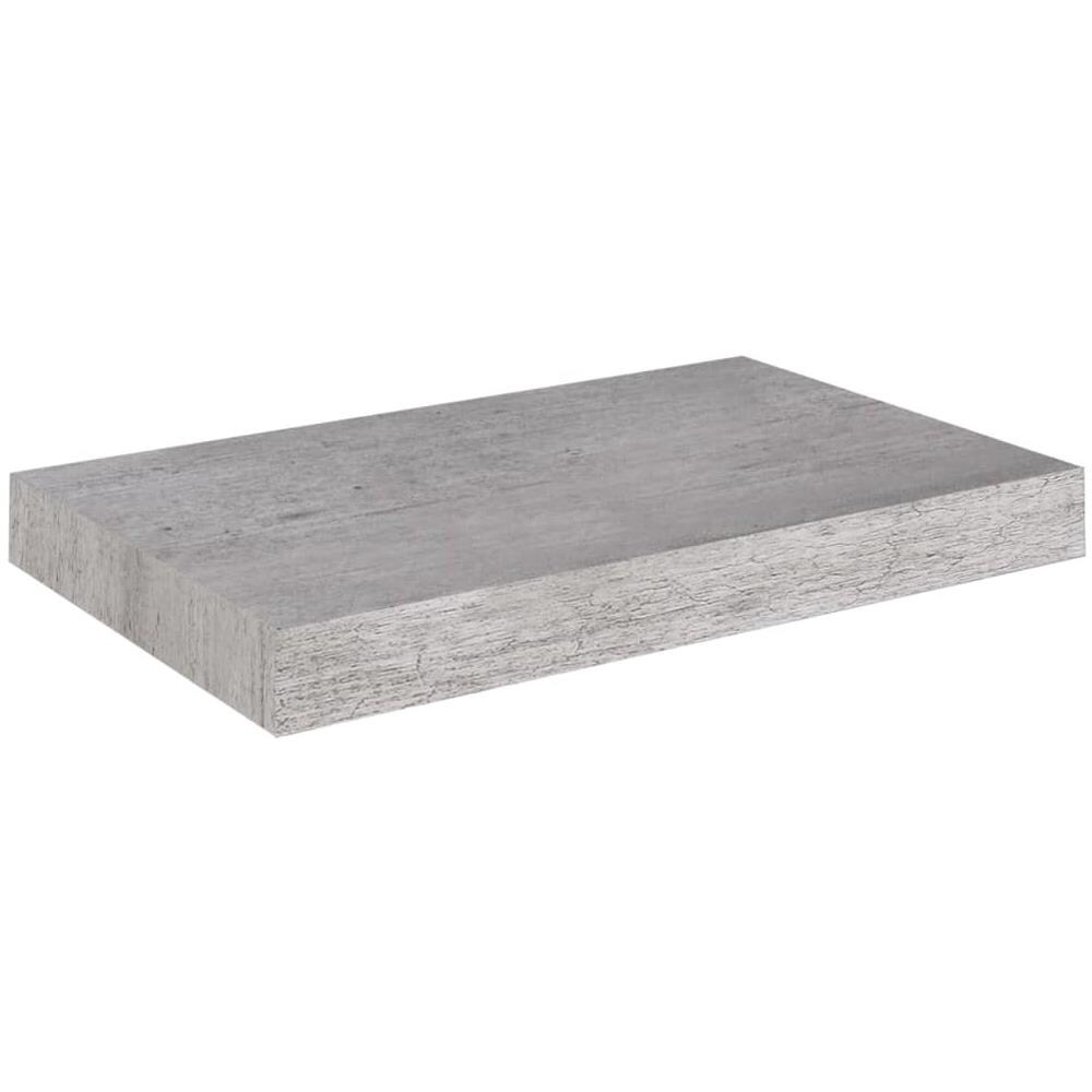 Scaffale A Parete Grigio Cemento 40x23x3,8 Cm In Mdf - Foto 2