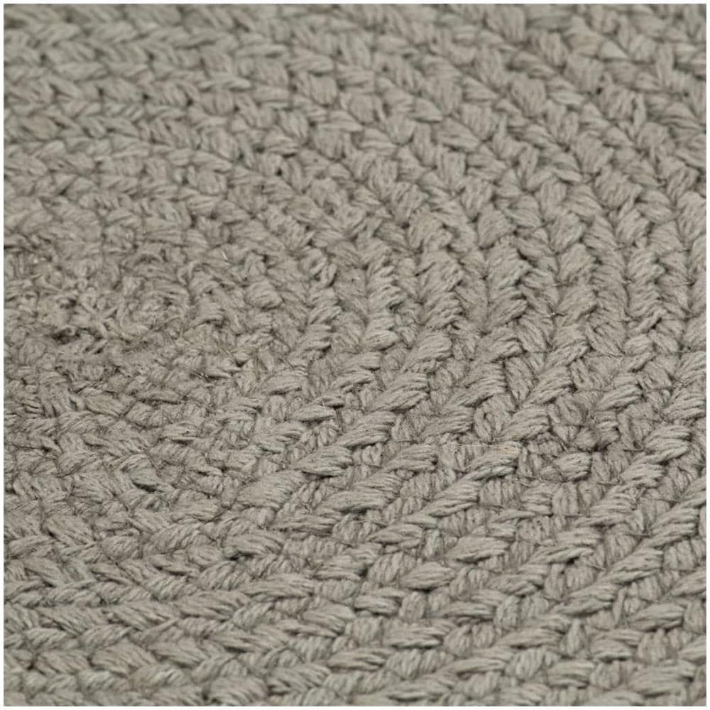 Tovagliette 4 Pz Grigio Neutro 38cm Rotonde In Cotone - Foto 4