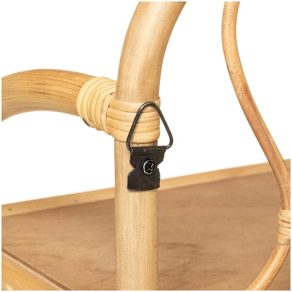 Mensola Decorativa Per Cameretta Dei Bambini, Da Appendere, 57 Cm, In Rattan - Foto 4