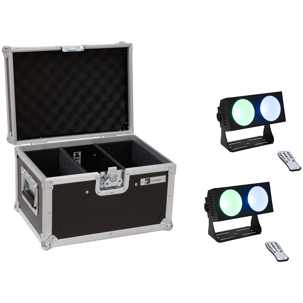 Set 2x Led Cbb-2 Cob Rgb Bar + Case - Foto 1