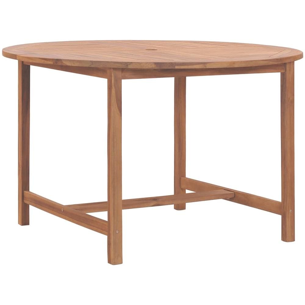 Tavolo Da Pranzo Da Giardino 110x75 Cm Legno Massello Di Teak - Foto 1