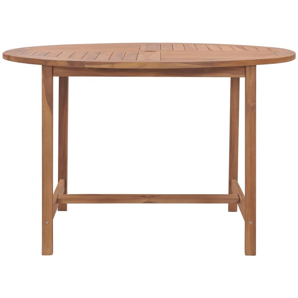 Tavolo Da Pranzo Da Giardino 110x75 Cm Legno Massello Di Teak - Foto 2