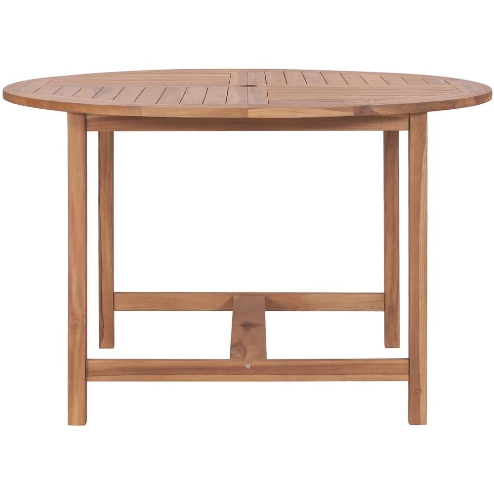 Tavolo Da Pranzo Da Giardino 110x75 Cm Legno Massello Di Teak - Foto 3