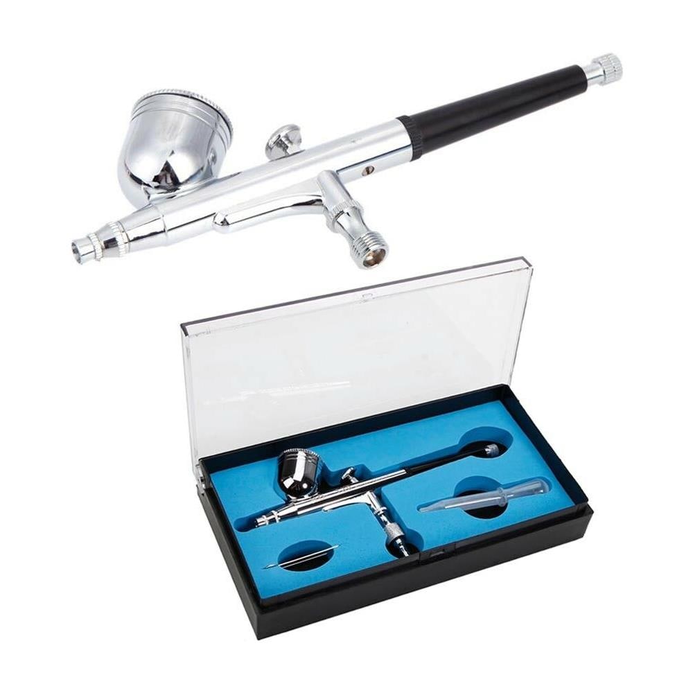 Aerografo Doppia Azione Ago Fine 03 Mm Aerografia Decorazione Unghie Nail Art - Foto 1