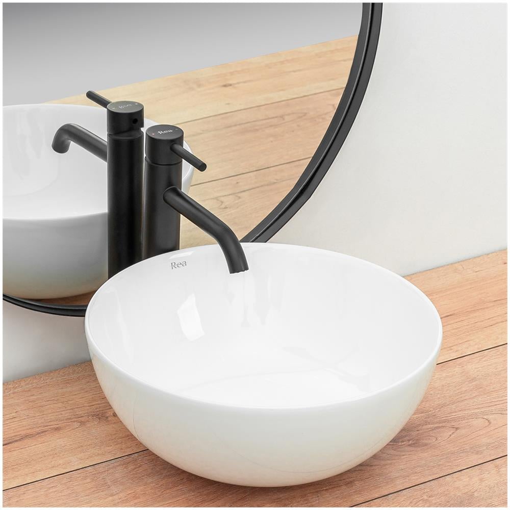 Lavabo Da Appoggio In Ceramica Stella White - Foto 2