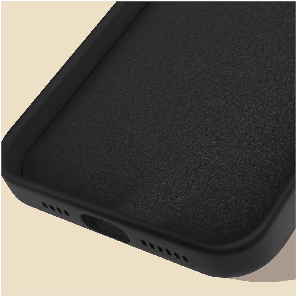 Cover Magsafe Iphone 13 Silicone Flessibile Soft-touch Mag Cover Nera - Foto 2