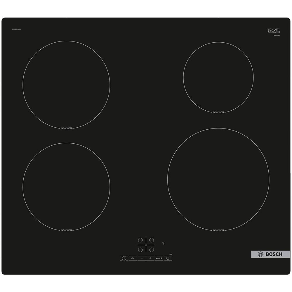 Piano Cottura PUE61RBB5E a Induzione 4 Zone Cottura da 59.2 cm Colore Nero - Foto 1