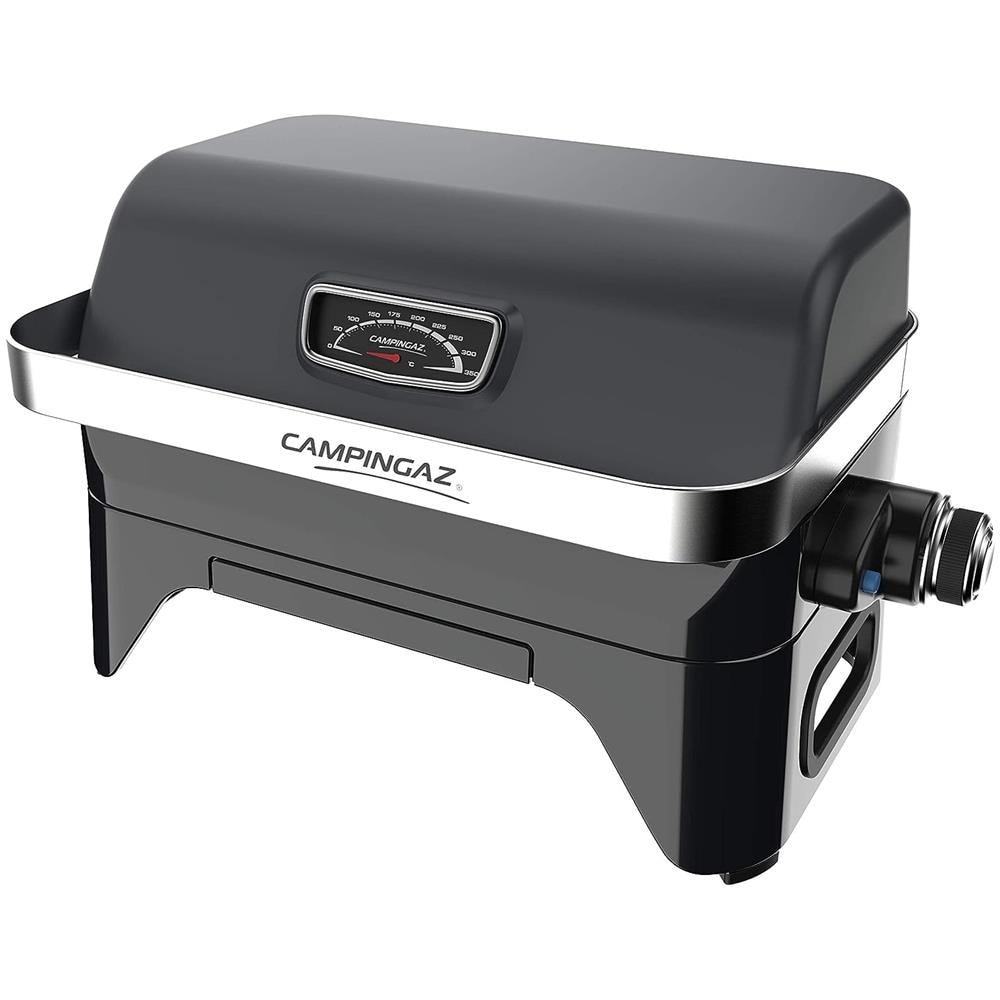 Barbecue da Tavolo a Gas Attitude 2go 1 Bruciatore Potenza 2,4 kW Dimensioni piano cottura 48 x 26 cm Colore Nero - Foto 1