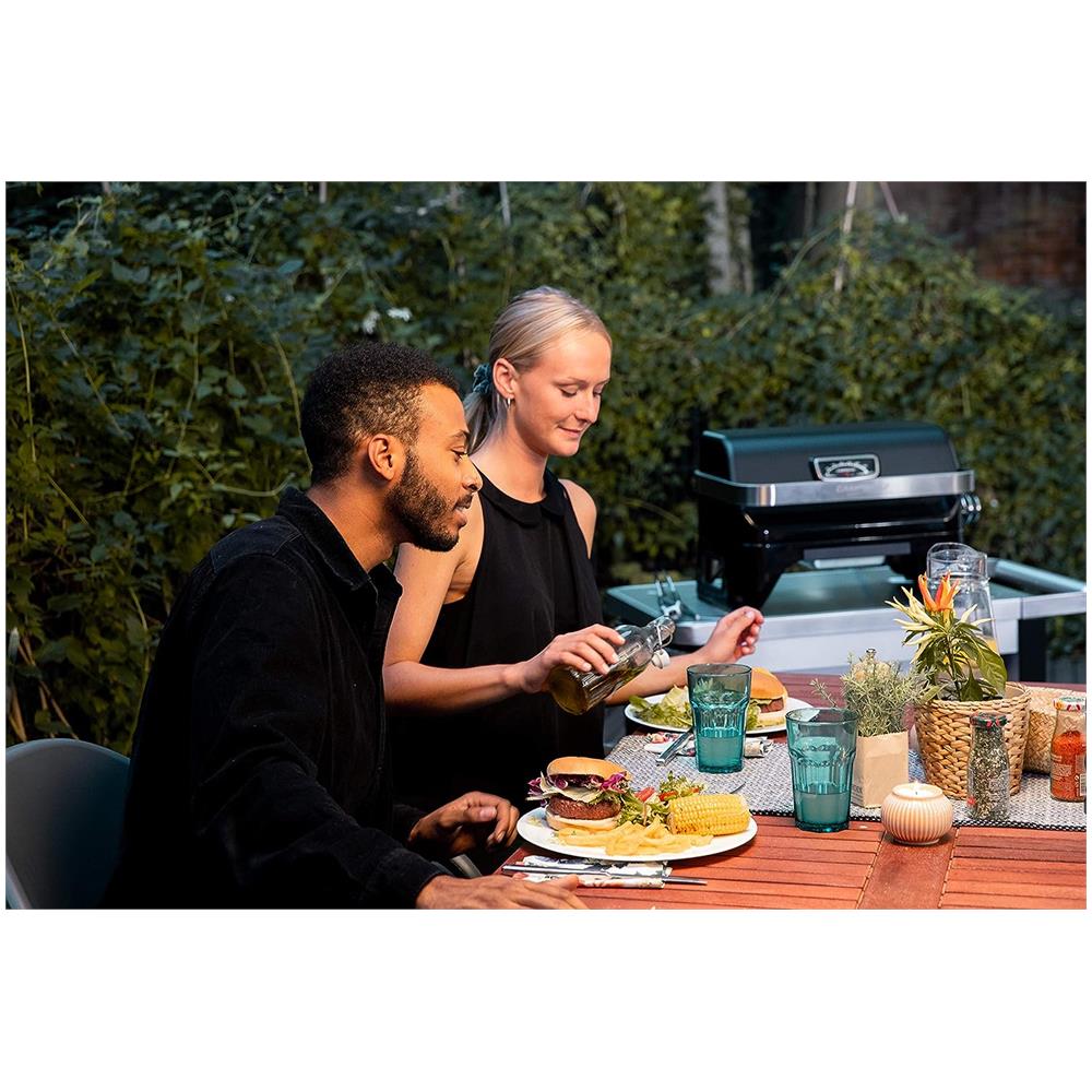 Barbecue da Tavolo a Gas Attitude 2go 1 Bruciatore Potenza 2,4 kW Dimensioni piano cottura 48 x 26 cm Colore Nero - Foto 7