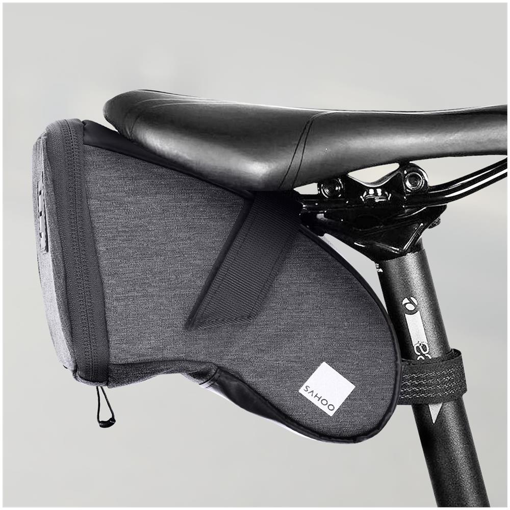 Borsa Da Sella Per Bicicletta 0,8l Waterproof Chiusura A Strappo Sahoo 131470s - Foto 2