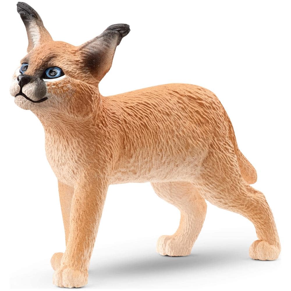 Wild Life 14868 Action Figure Giocattolo (Wild Life Caracal Baby Toy Figure, 3 To 8 Years, Tan [14868] - Foto 1