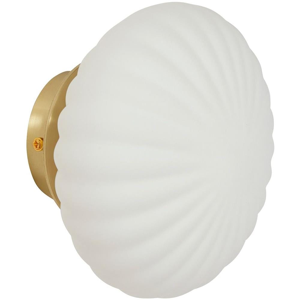 Luce Murale Di Vetro E Metallo - Foto 1