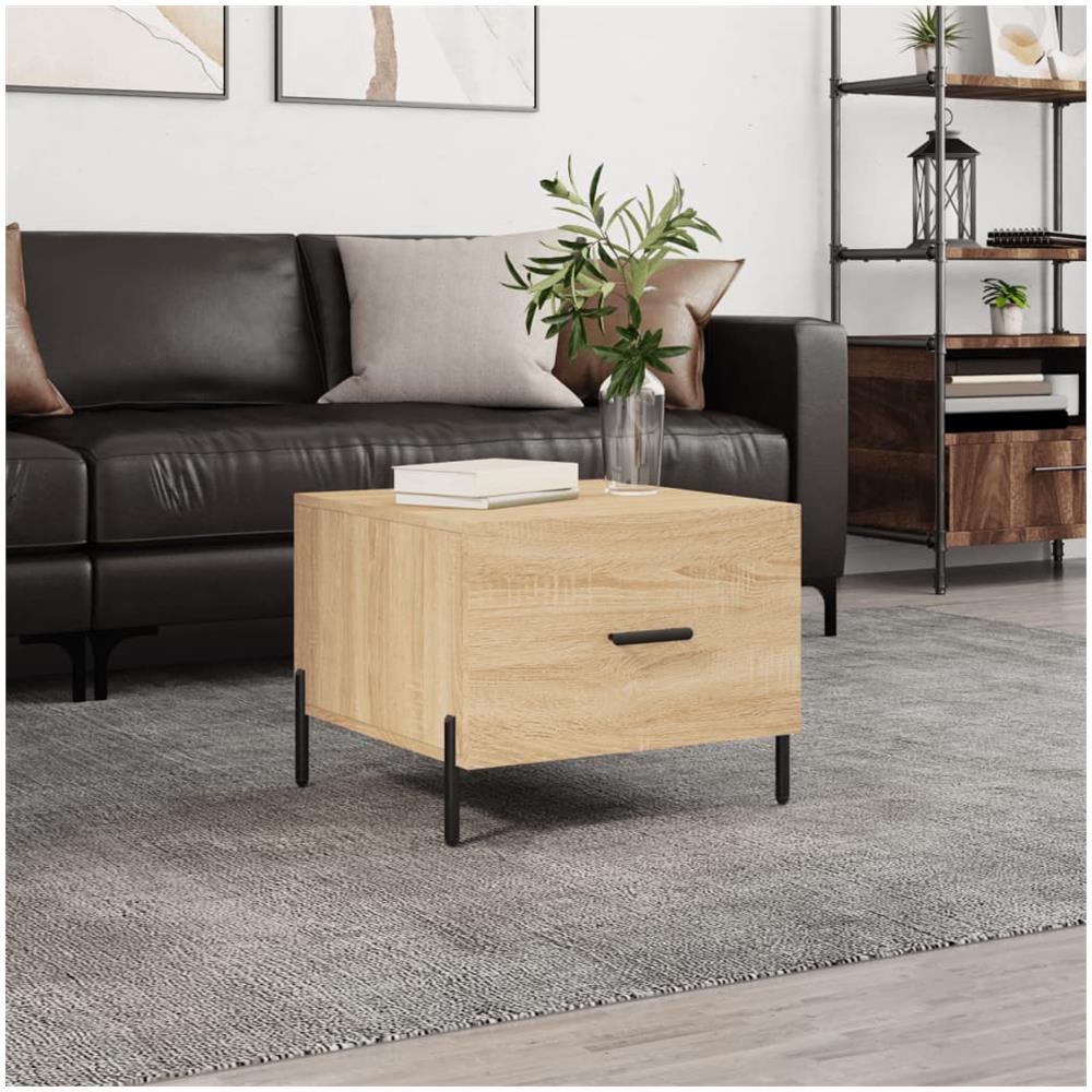 Tavolino Da Salotto Rovere Sonoma 50x50x40 Cm Legno Multistrato - Foto 1