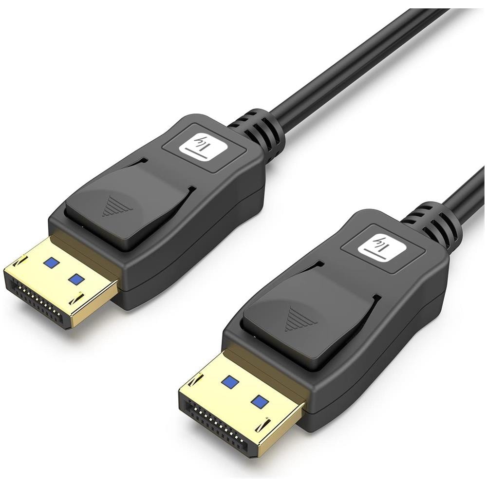 Cavo Audio /video Displayport 2.1 M /m 4k 2m Nero - Foto 1