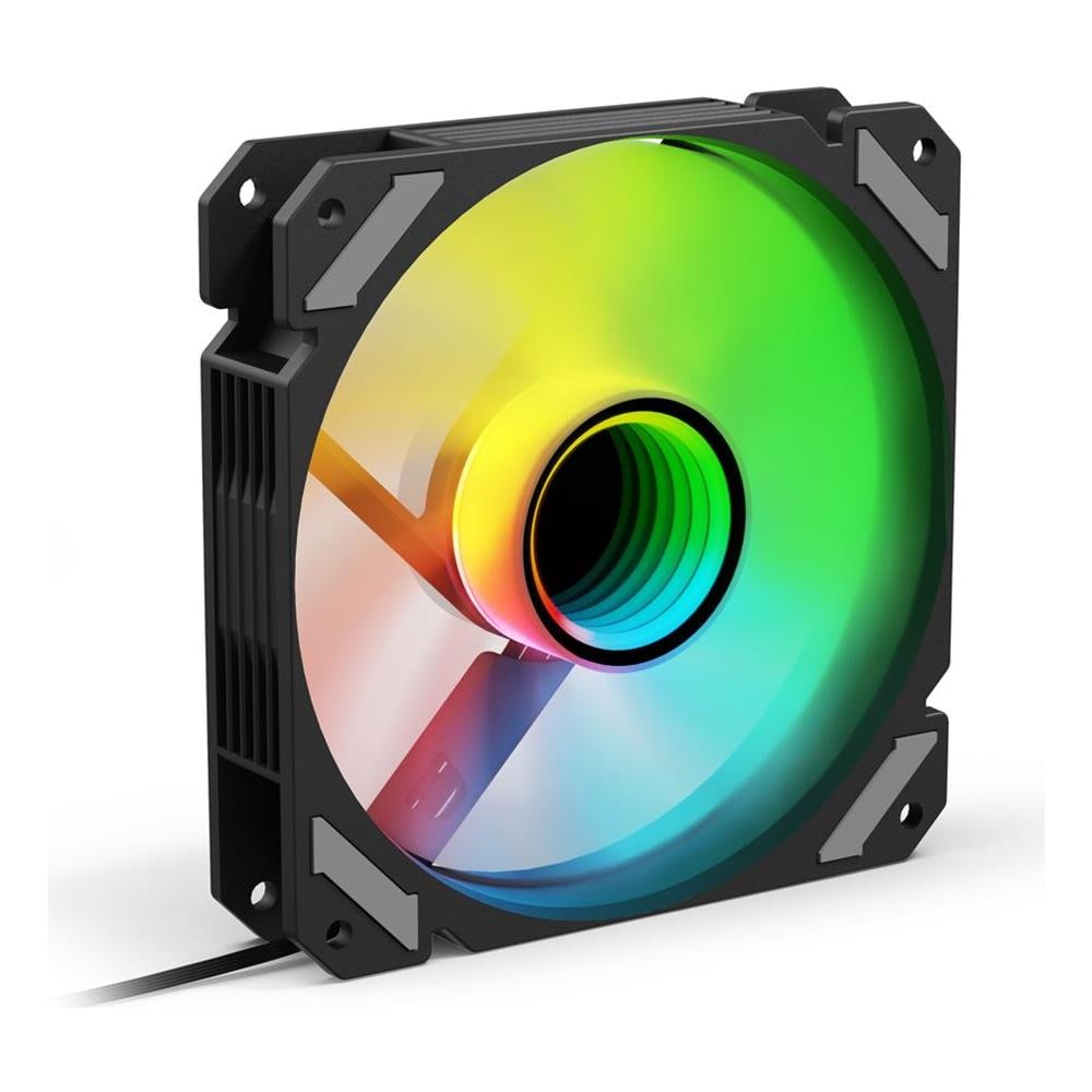 SHARK Mirror RGB PWM REVERSE Case per computer Ventilatore 12 cm Nero 1 pz - Foto 1