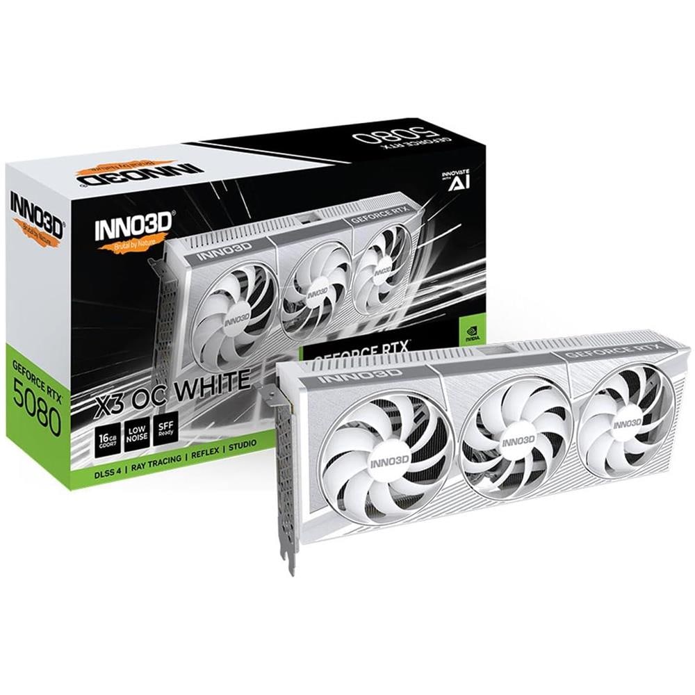 GeForce RTX 5080 X3 OC WHITE 16GB GDDR7 PCI Express 5.0 - Foto 1