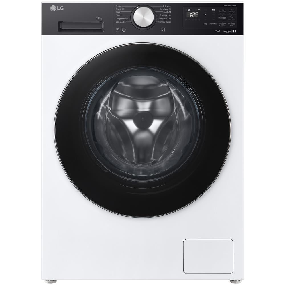 F4NX5013TKC Lavatrice Intelligente 13 kg Classe A-40% Bianco /Nero - Foto 1